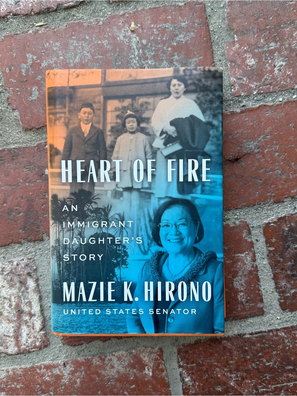 Original Penguin Heart of Fire Hardcover Book - Blue and Orange Cover